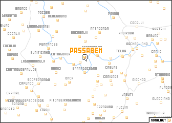 map of Passa Bem