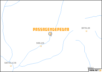 map of Passagem de Pedra