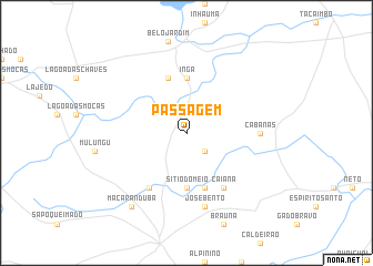 map of Passagem