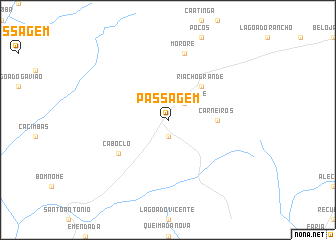 map of Passagem