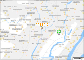 map of Passaic