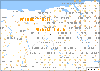 map of Passe Catabois