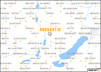 map of Passentin