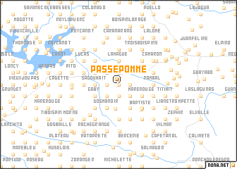 map of Passe Pomme