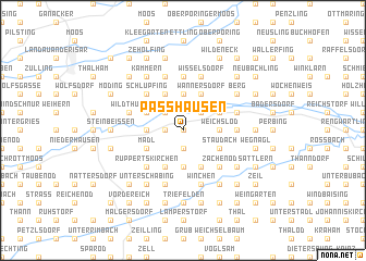 map of Paßhausen