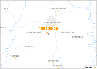 map of Passinhos