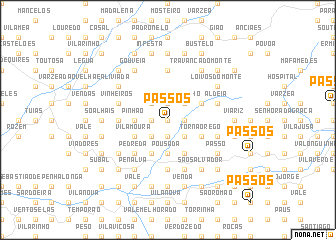 map of Passos