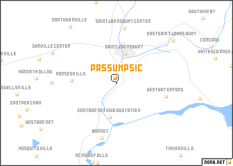 map of Passumpsic