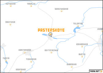 map of Pasterskoye