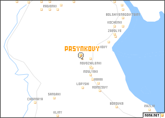 map of Pasynkovy