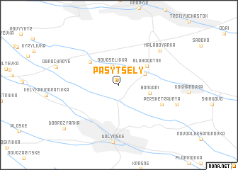 map of Pasytsely