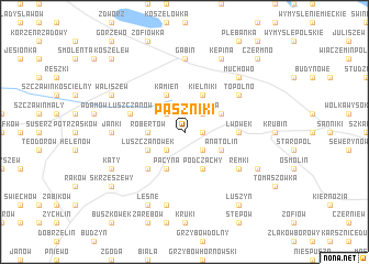 map of Paszniki