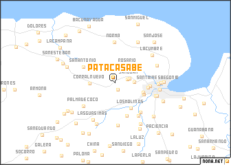 map of Pata Casabe