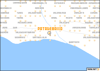 map of Patã de Baixo