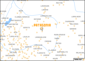 map of Patagonia