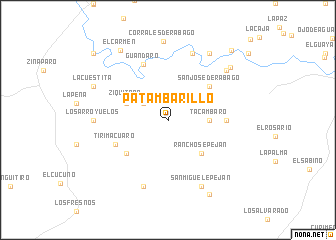 map of Patambarillo