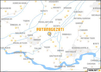 map of Patara-Gezati