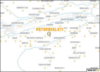 map of Patara-Keleti