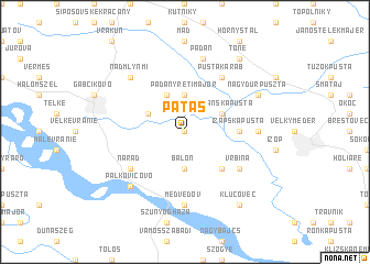 map of Pataš