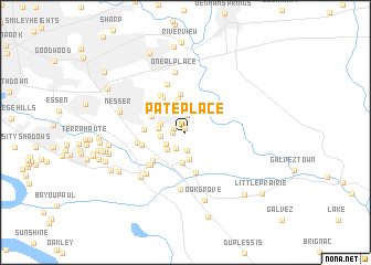 map of Pate Place
