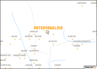map of Paterna del Río