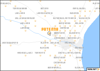 map of Paterna
