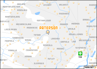 map of Paterson
