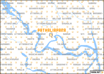 map of Pāthaliāpāra