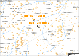 map of Pathānewāla
