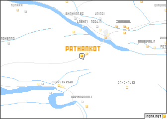 map of Pathān Kot