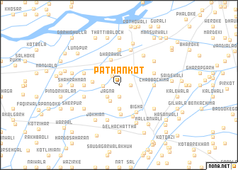 map of Pathān Kot