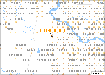 map of Pāthānpāra