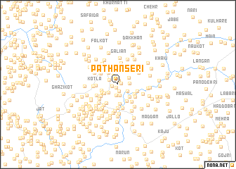 map of Pathān Seri