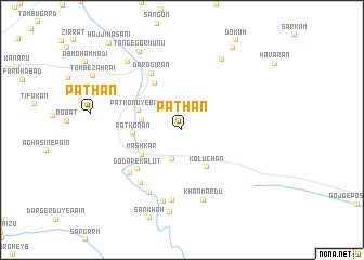 map of Pathān