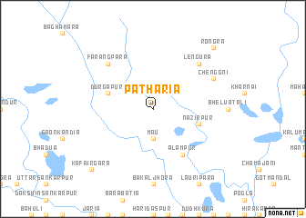 map of Pāthāria