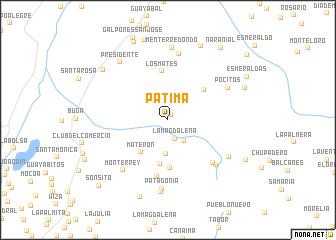 map of Pátima