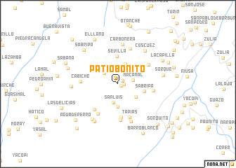 map of Patio Bonito