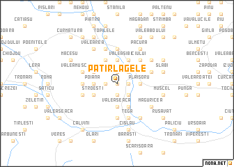 map of Pătîrlagele