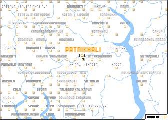 map of Pātnikhāli