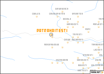 map of Pătrăhăiţeşti