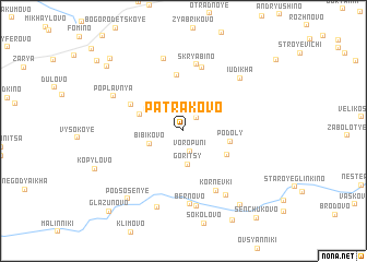 map of Patrakovo