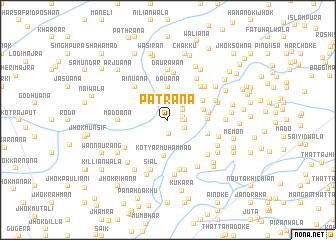 map of Patrāna