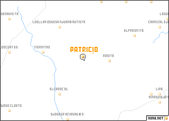 map of Patricio