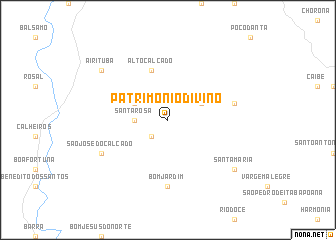 map of Patrimônio Divino
