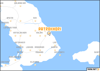 map of Patrokhóri