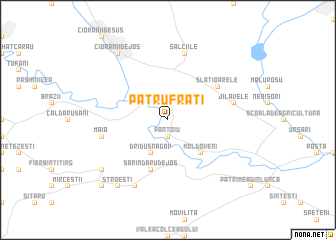 map of Patru Fraţi