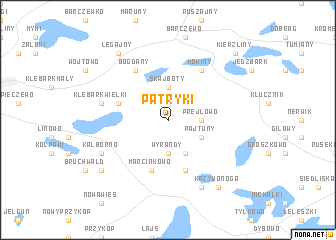 map of Patryki
