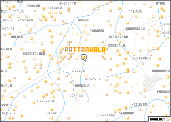 map of Pattanwāla