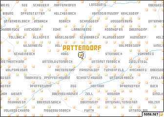 map of Pattendorf