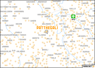 map of Patthe Gali